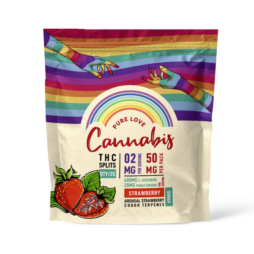 THC Sex Gummies - Strawberry (20 Pack) | Nothing But Hemp