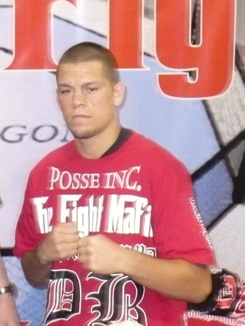 Nate Diaz and cannabis in mixed martial arts