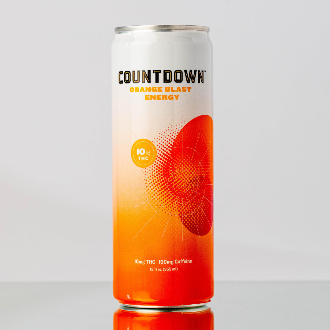 COUNTDOWN Orange Blast 10MG THC Energy Drink