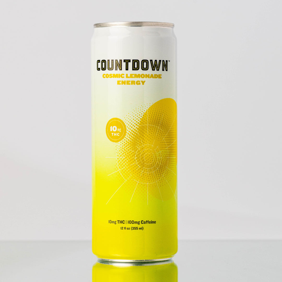 COUNTDOWN Cosmic Lemonade 10MG THC Energy Drink