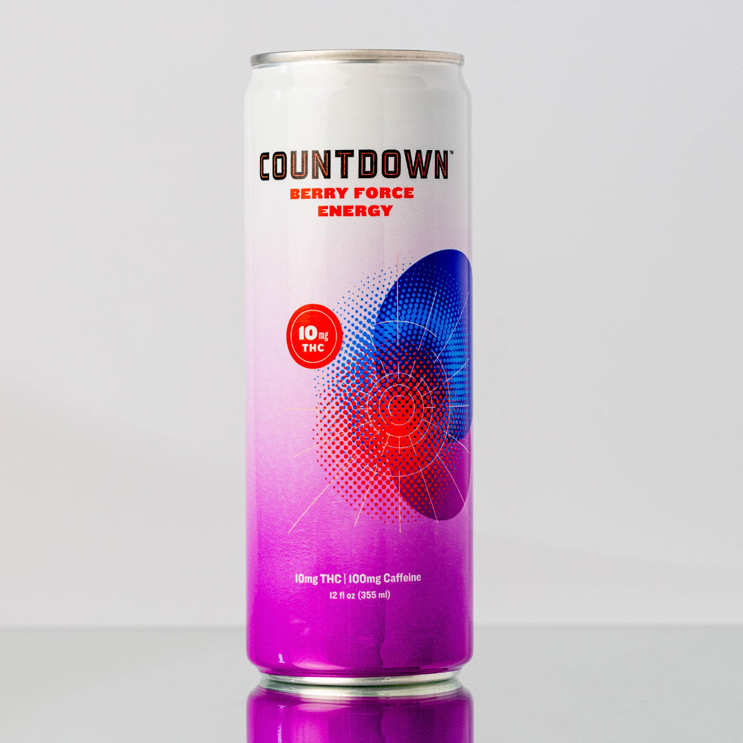 COUNTDOWN Berry Force 10MG THC Energy Drink