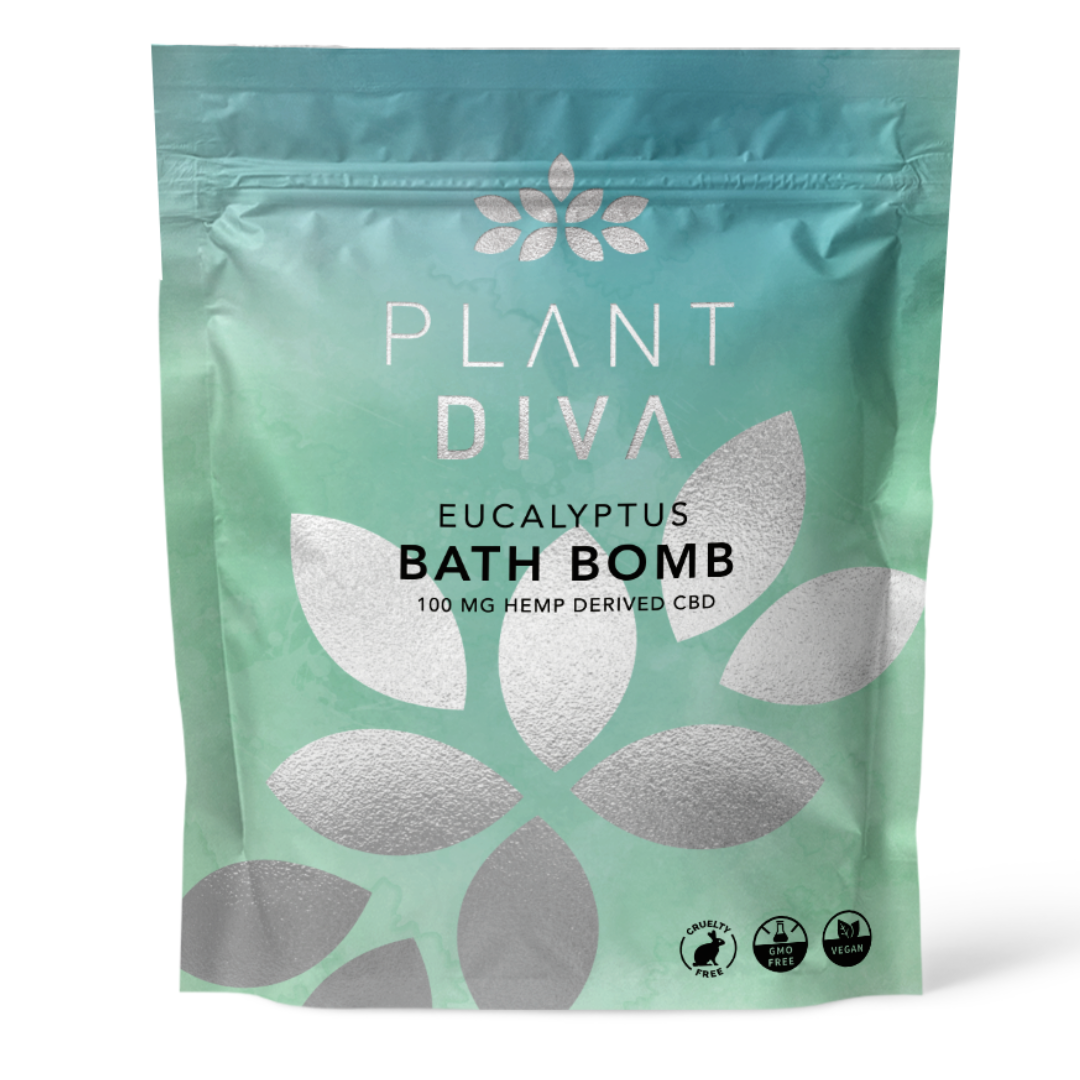 Plant Diva Eucalyptus 100mg Bath Bombs