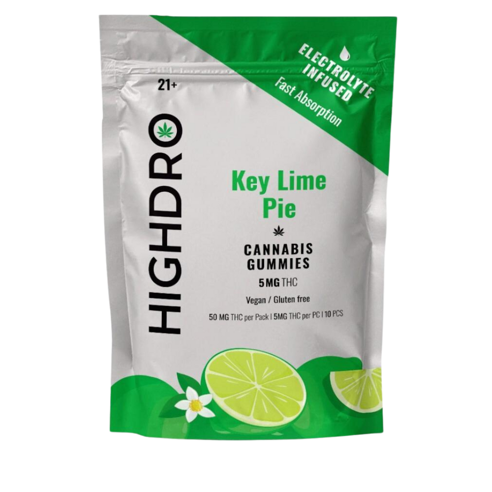 THC Electrolyte Gummies - Key Lime Pie | Nothing But Hemp