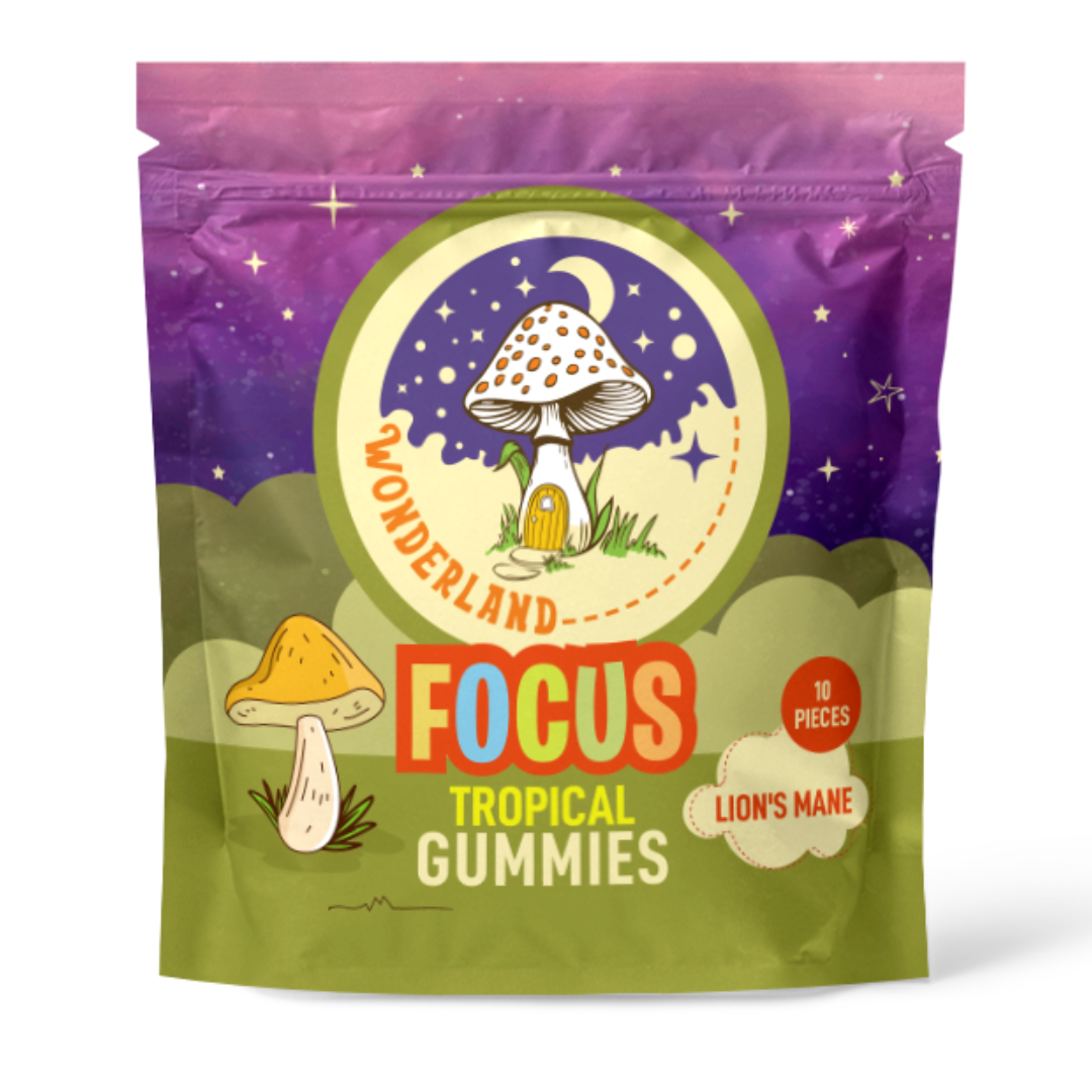 Wonderland Focus Gummies – Lion’s Mane Mushroom Blend