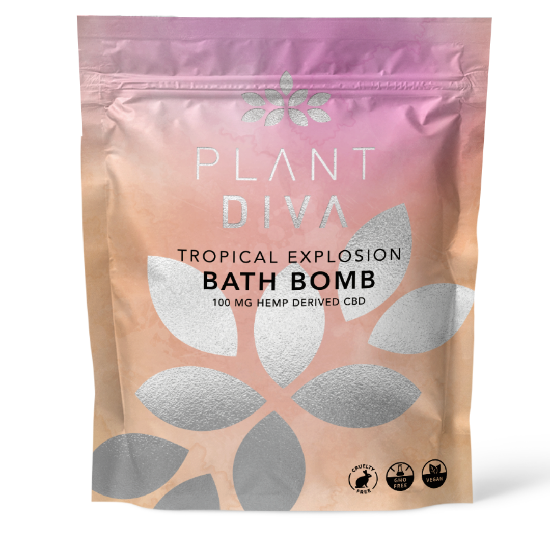 Plant Diva Tropical 100mg Bath Bombs