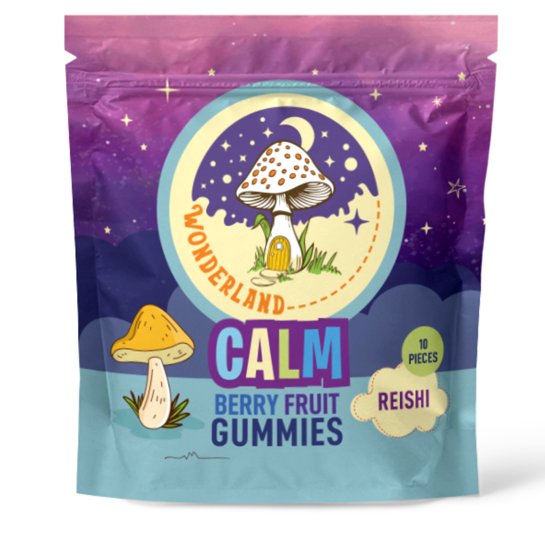 Wonderland Calm Gummies – Reishi Mushroom Blend