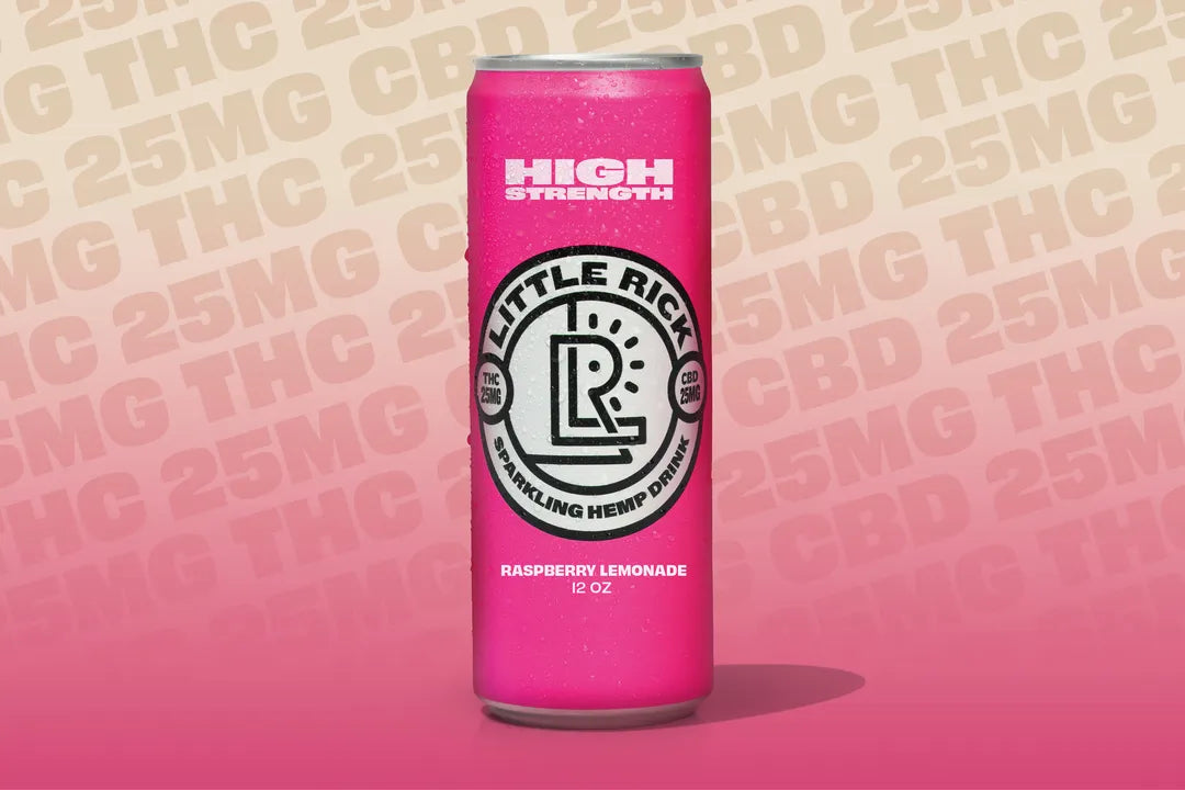 Raspberry Lemonade - 25mg THC Drink (single can)