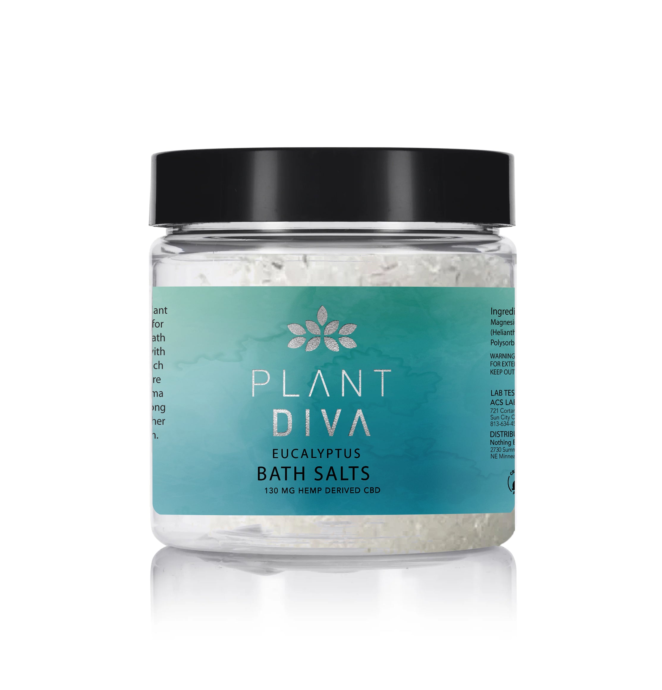 Plant Diva Eucalyptus 130mg Bath Bath Salt