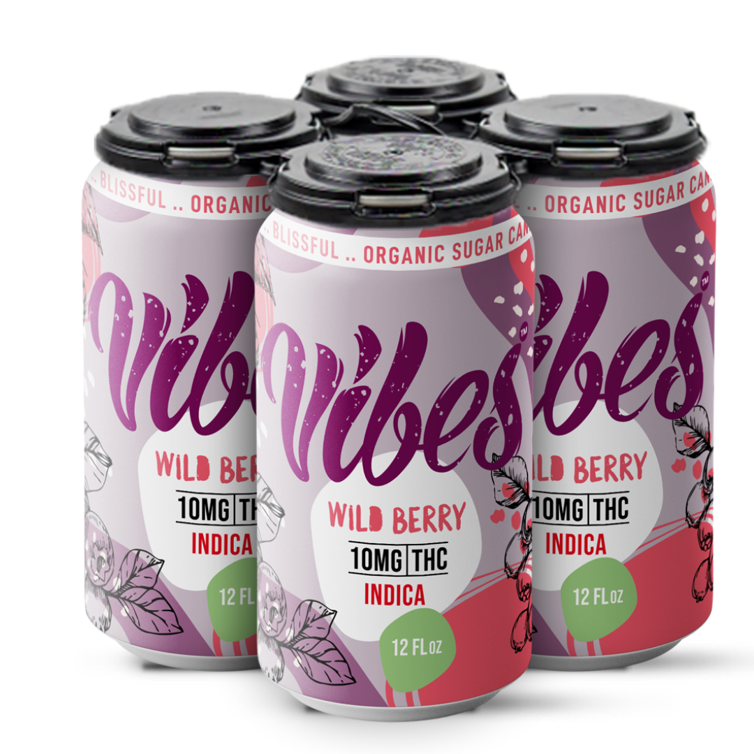 Vibes 10MG THC | 5MG CBD Wild Berry | 4 Pack