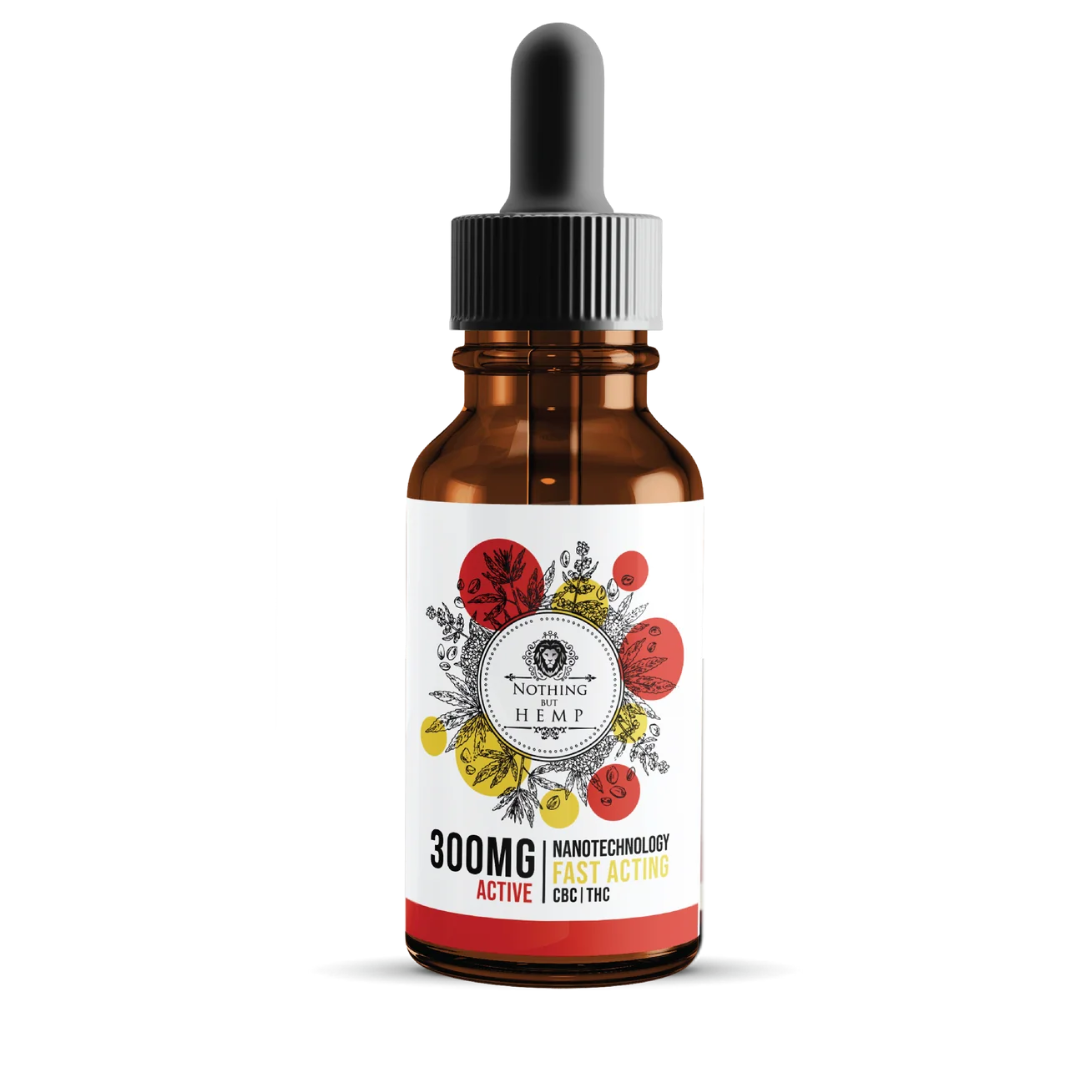 300MG Active Tincture | CBC & THC | Beverage Enhancer