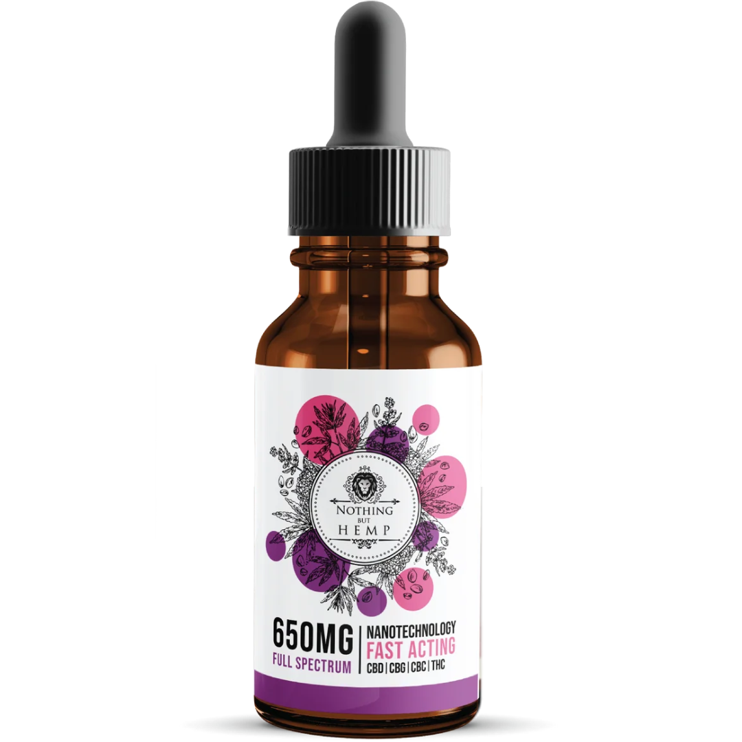 Full Spectrum CBD Tincture 650mg | Beverage Enhancer