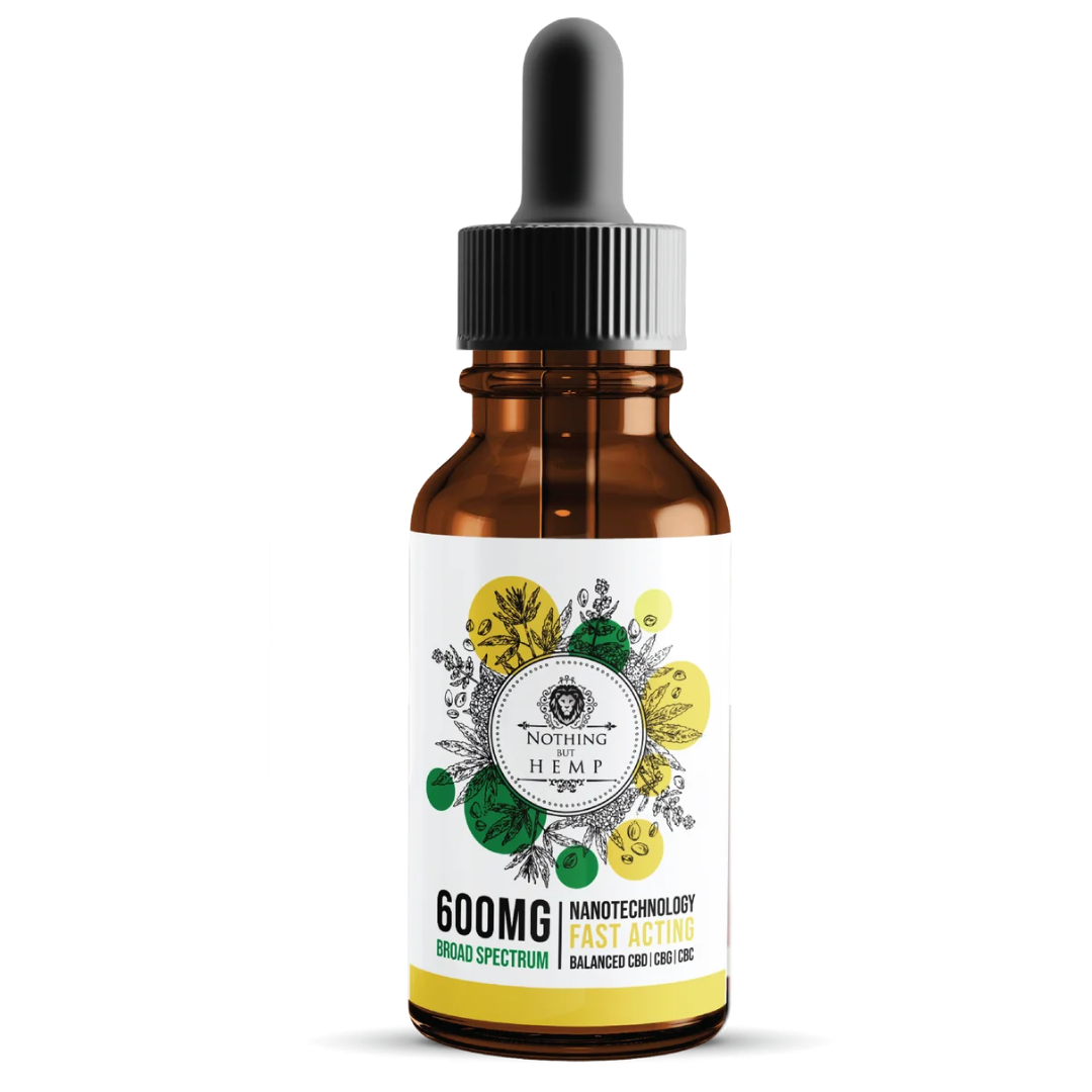 Broad Spectrum CBD Tincture 600mg | Beverage Enhancer