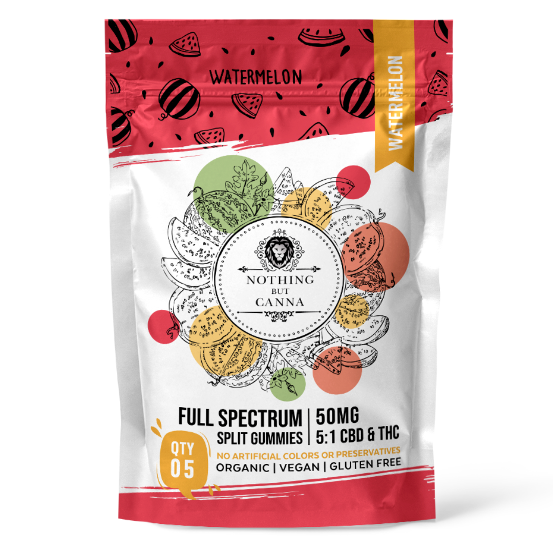 5:1 CBD & THC | Full Spectrum Split Gummies |  | New Formula