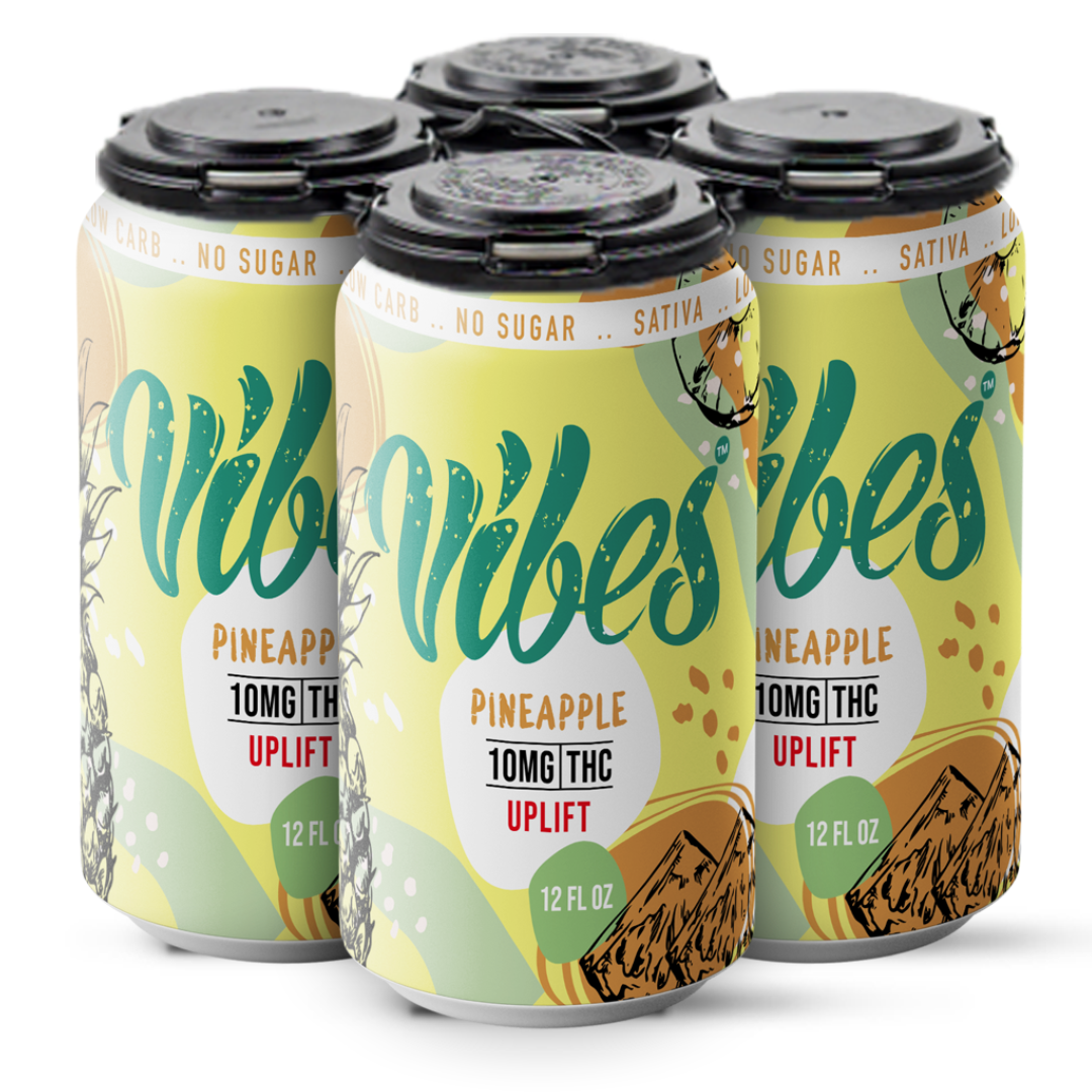 Vibes THC Drink - Fresh Pineapple | 10MG THC