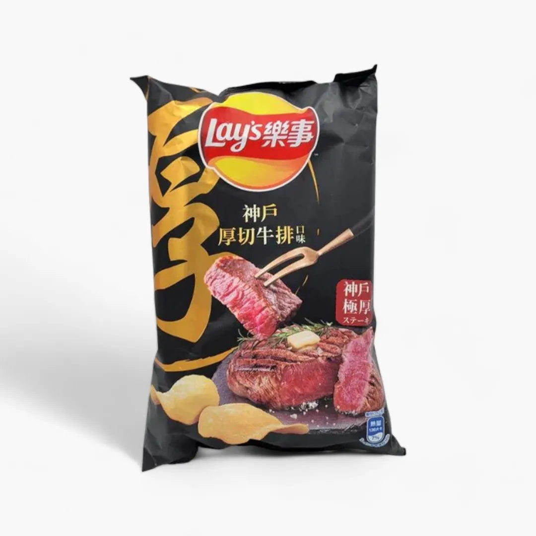 Lays Chips Family Bag Kobe Steak Flavor (Korea)