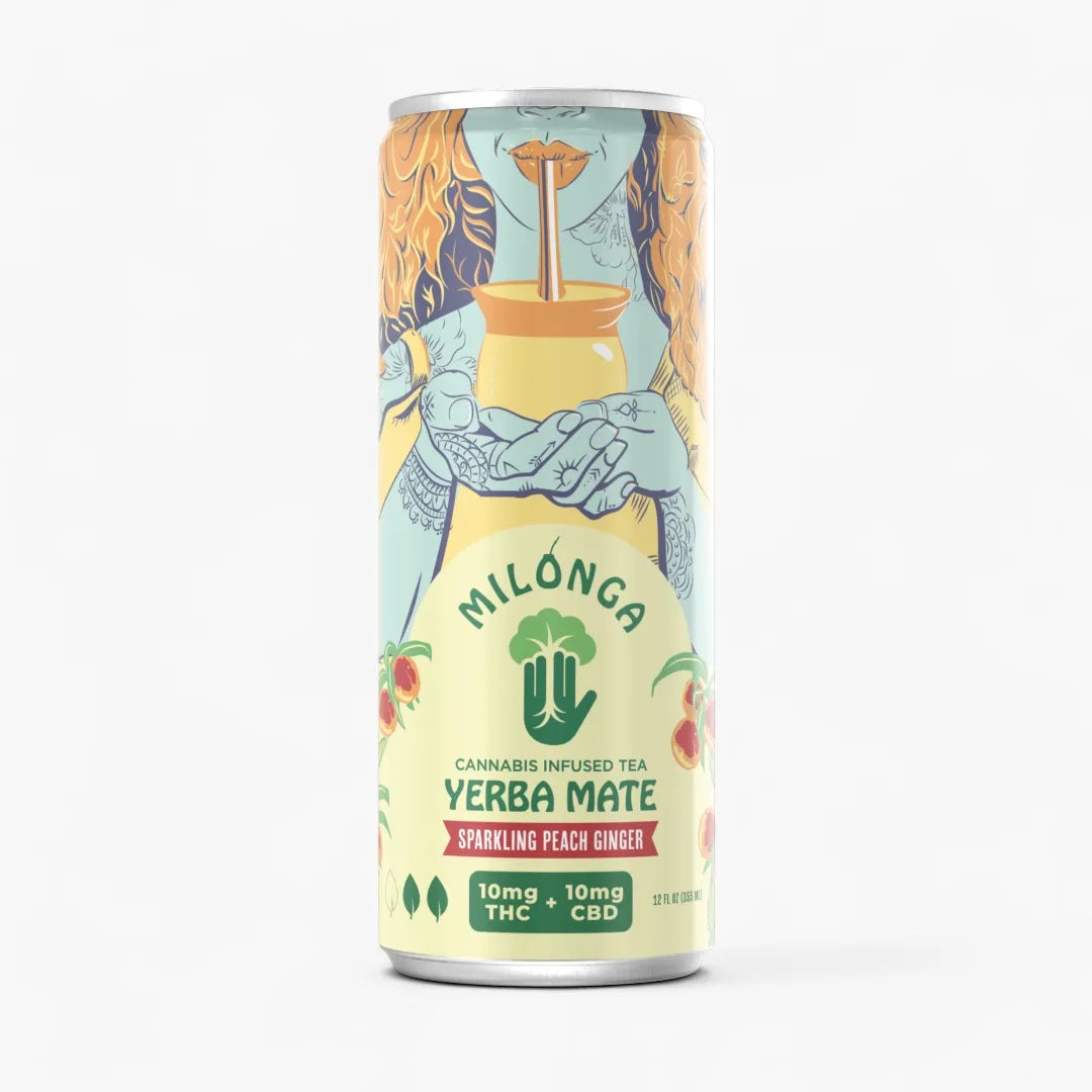 Milonga - Peach Ginger 10mg | Brewed Yerba Mate