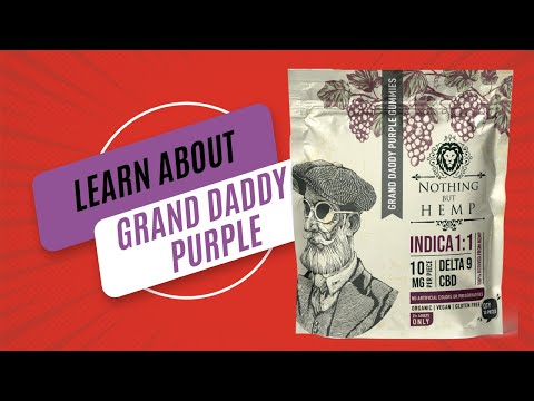 CBD+THC Gummies - Indica - Grand Daddy Purple